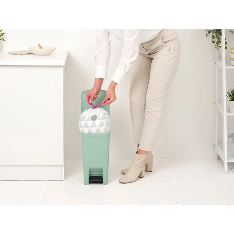 Coș de gunoi cu pedală Brabantia StepUp 10L, Jade Green