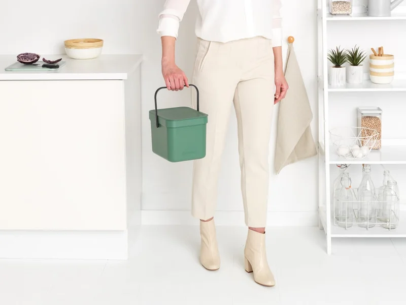 Coș de colectare selectivă Brabantia Sort&Go 6L, Fir Green