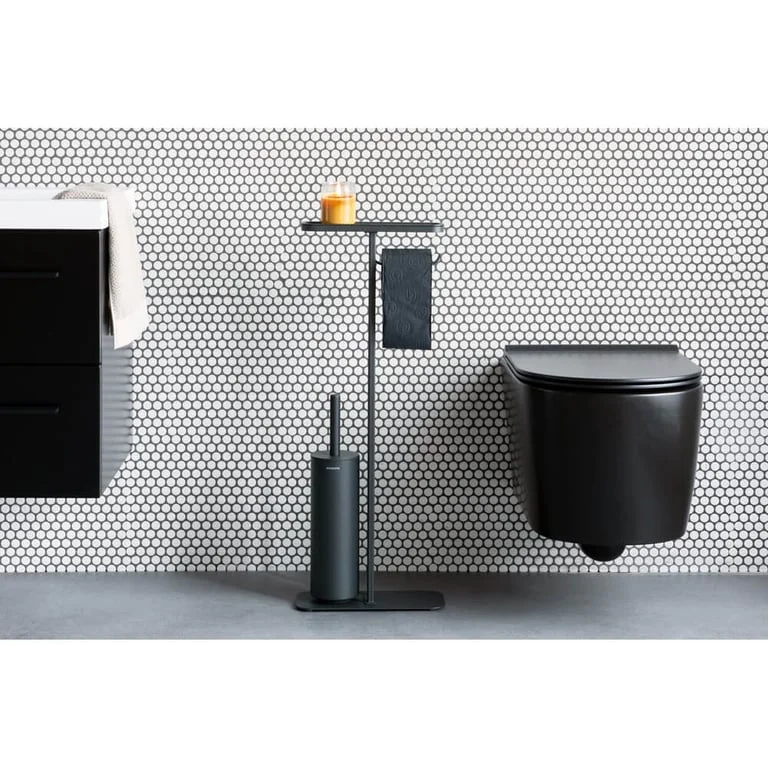 Stativ pentru perie WC și hârtie igienică Brabantia MindSet Mineral Infinite Grey