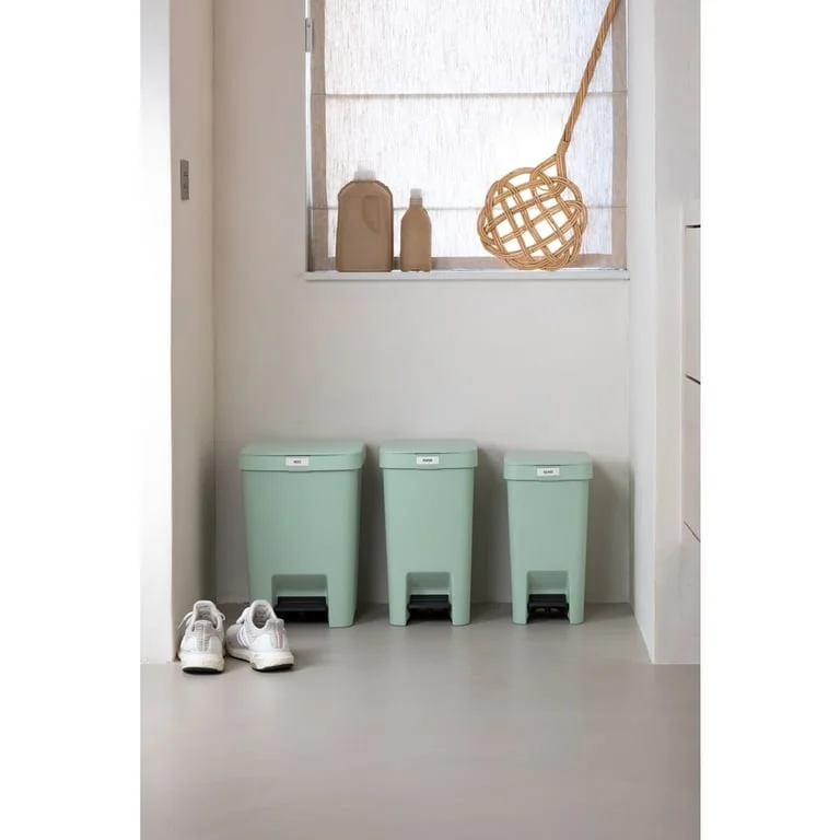 Coș de gunoi cu pedală Brabantia StepUp 25L, Jade Green