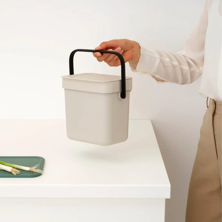 Coș de colectare separată Brabantia Sort&Go 3L, Soft Beige
