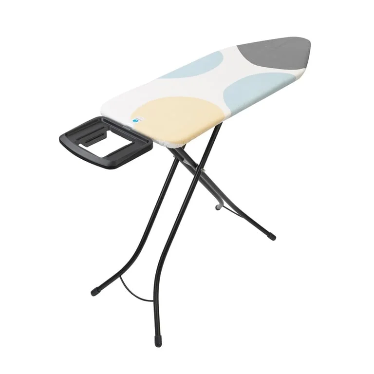 Masă de călcat Brabantia C 124x45cm cu suport solid pentru fier de călcat, Spring Bubbles