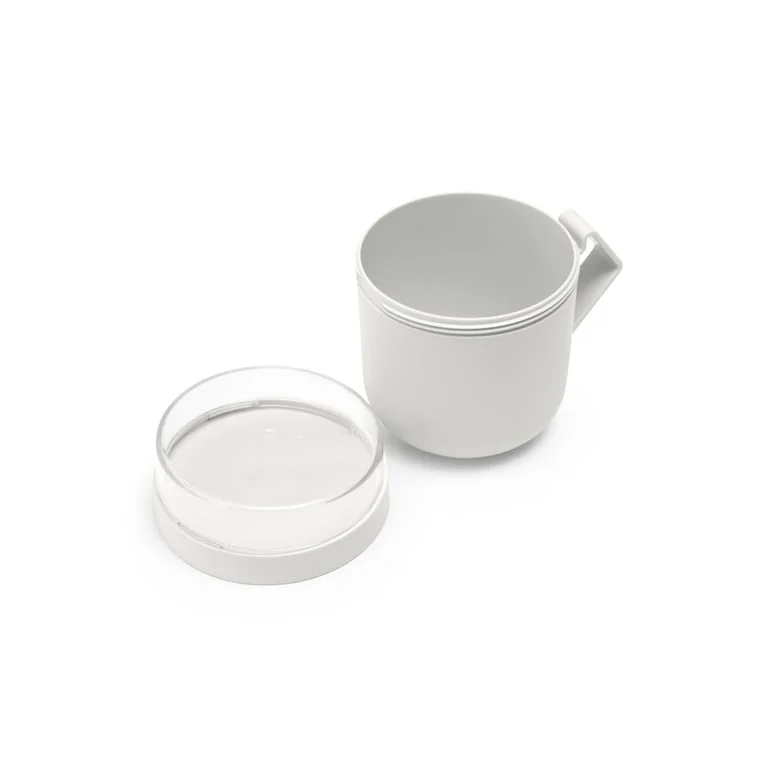 Soup Mug Brabantia Make&Take Light Grey 600ml, Plastic