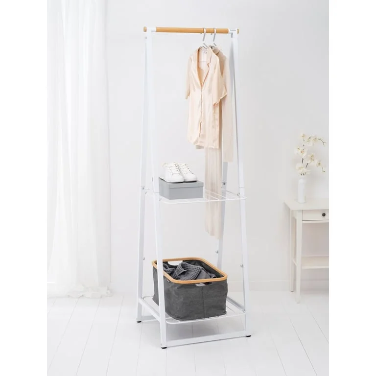Laundry Basket Brabantia Linn 40L, Pepper Black, Foldable