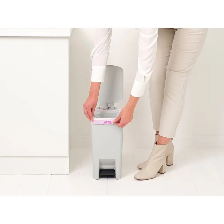 Coș de gunoi cu pedală Brabantia StepUp 10L, Light Grey