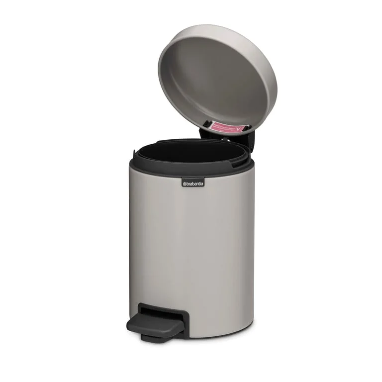 Pedal Waste Bin Brabantia NewIcon 3L, Soft Grey