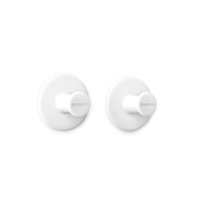 Set cârlig pentru prosoape Brabantia ReNew White, 2 bucăți