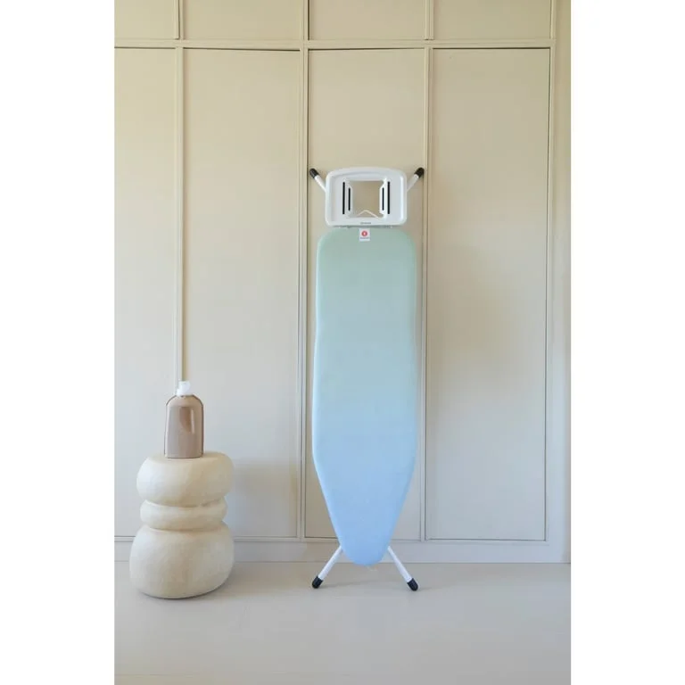 Ironing Board Brabantia B 124x38cm, Solid Steam Iron Rest, Soothing Sea