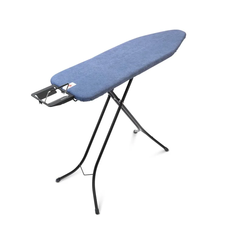 Masă de călcat Brabantia B 124x38cm cu suport pentru fier de călcat, Denim Blue