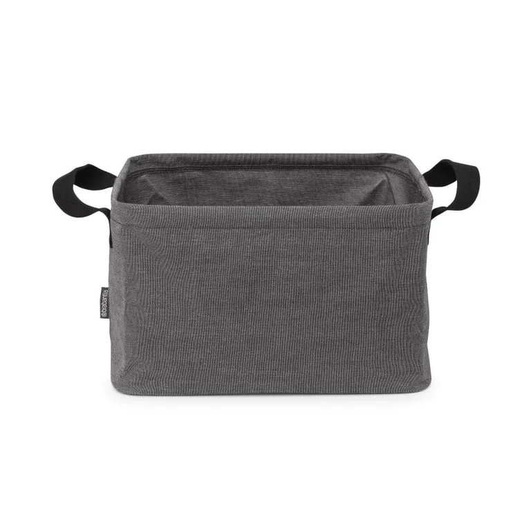 Laundry Basket Brabantia Linn35 L, Pepper Black, Foldable