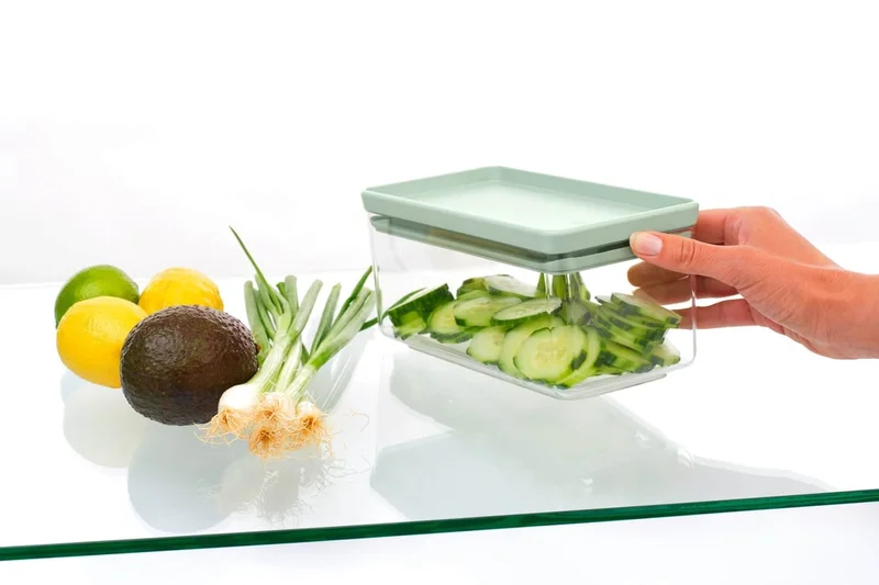 Set răzătoare multifuncțională cu recipient Brabantia Tasty+ Jade Green