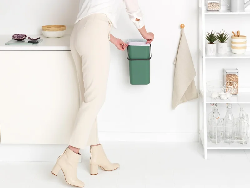 Coș de colectare selectivă Brabantia Sort&Go 12L, Fir Green