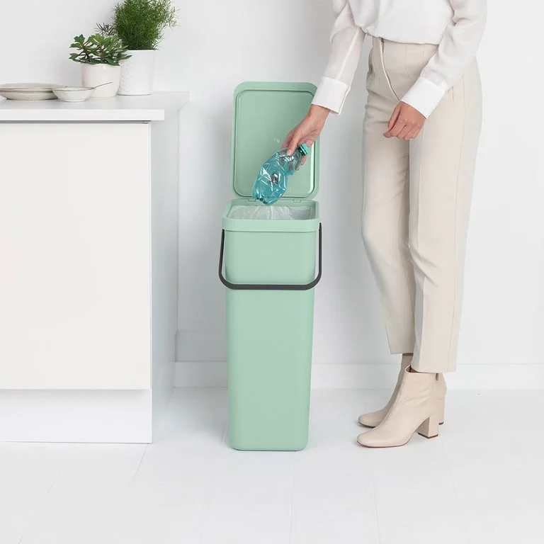 Coș de colectare selectivă Brabantia Sort&Go 40L, Jade Green