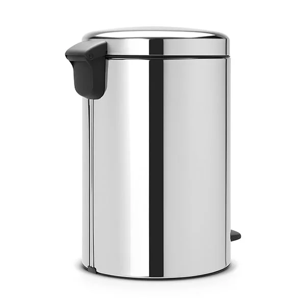Coș de gunoi cu pedală Brabantia NewIcon 20L, Brilliant Steel