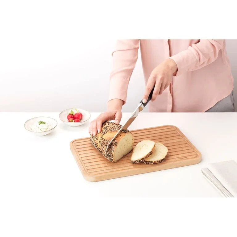 Placă de tăiat Brabantia Profile Wooden 40x25cm, pentru pâine