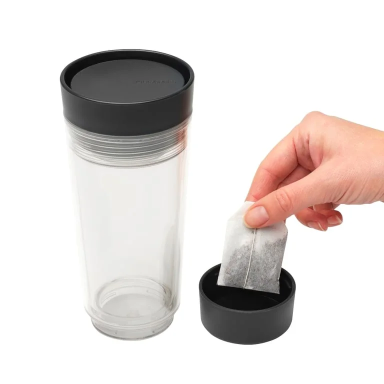 Travel Tea Cup Brabanta Make & Take 0.36L, Dark Grey