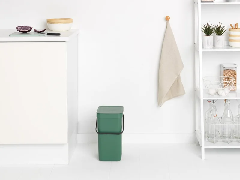 Coș de colectare selectivă Brabantia Sort&Go 12L, Fir Green