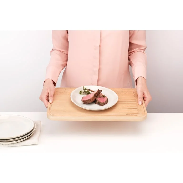 Chopping Board Brabantia Profile Wooden 40x25cm, for Meat