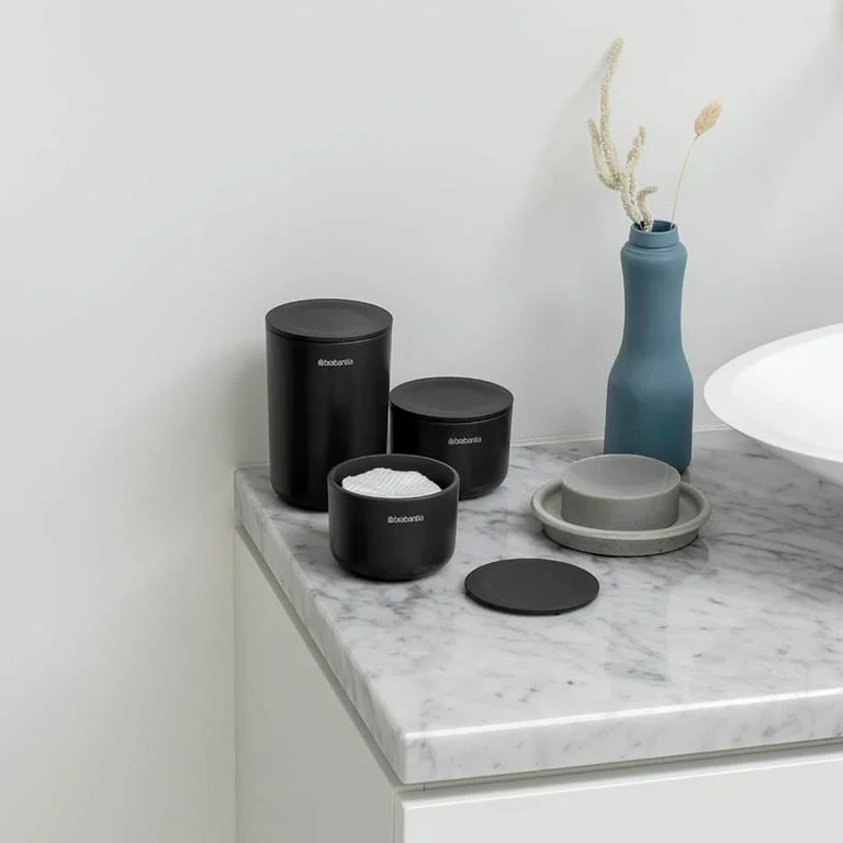 Set de depozitare Brabantia ReNew Dark Grey 3 bucăți