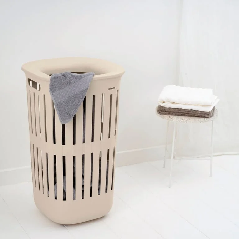Set 2 coșuri de rufe Brabantia Collect-It, 55L, Soft Beige