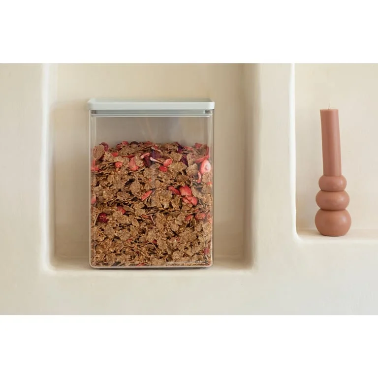 Canister Brabantia Tasty+ Stackable 5.4L, Light Grey