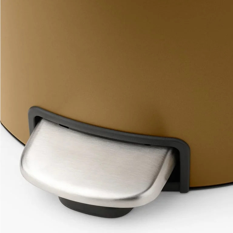Coș de gunoi cu pedală Brabantia NewIcon 30L, Warm Brass