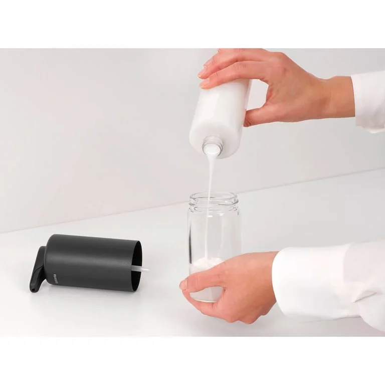 Dozator de săpun lichid Brabantia SinkStyle Mineral Infinite Grey, 200ml