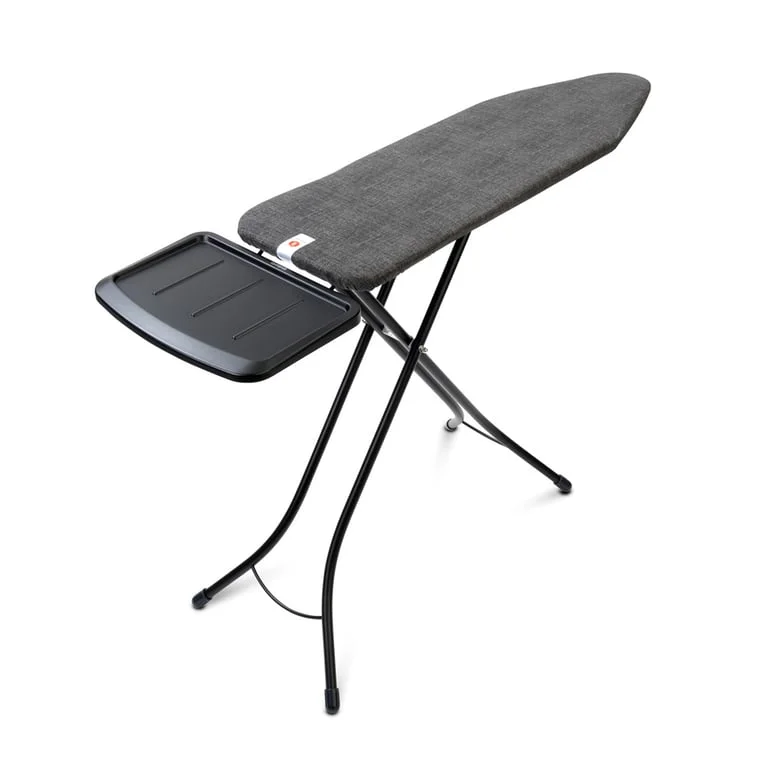 Masă de călcat Brabantia B 124x38cm cu suport pentru generator de abur, Denim Black