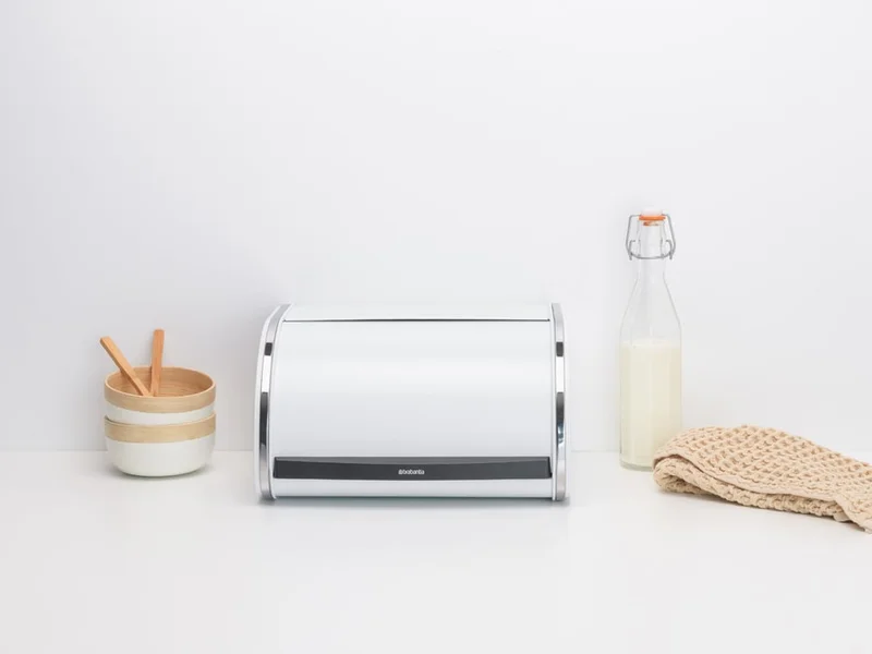 Cutie de pâine Brabantia Roll Top, White, mediu