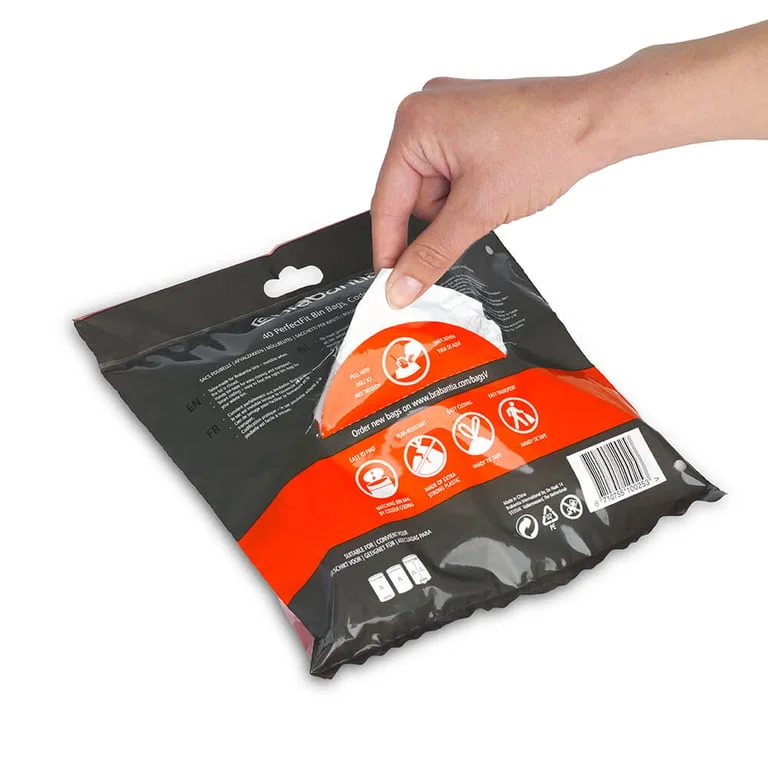 Saci de gunoi cu șnur Brabantia PerfectFit NewIcon, cod V, 3L, 40 bucăți, pachet