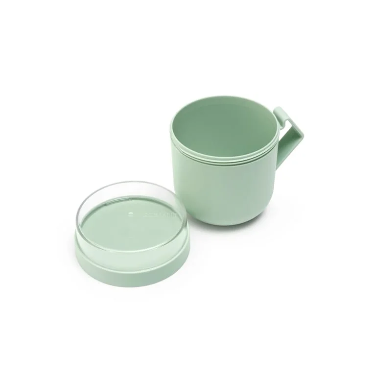 Soup Mug Brabantia Make&Take Jade Green 600ml, Plastic