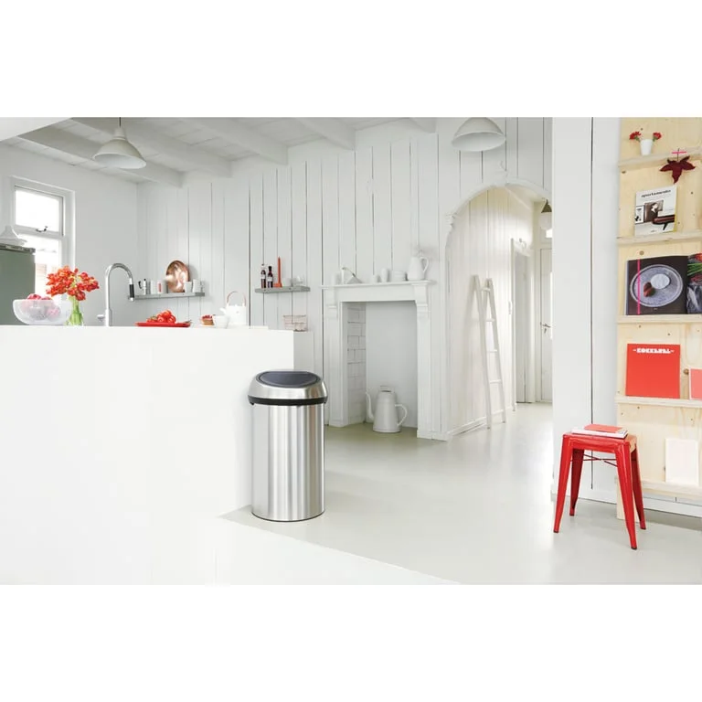 Coș de gunoi Brabantia Touch 60L, Matt Steel