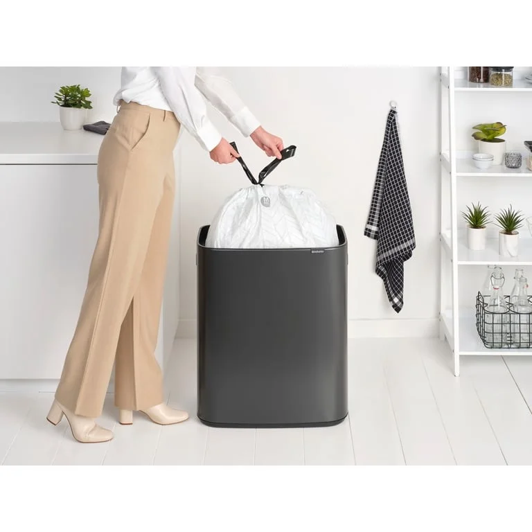 Waste Bin Brabantia Bo Touch 60L, Confident Grey