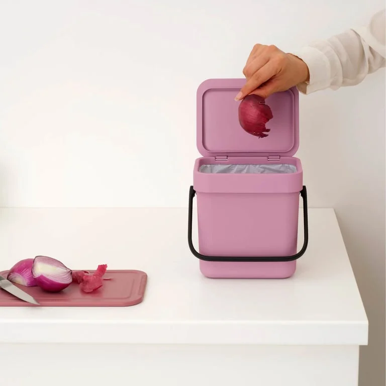 Coș de colectare separată Brabantia Sort&Go 3L, Lilac Pink