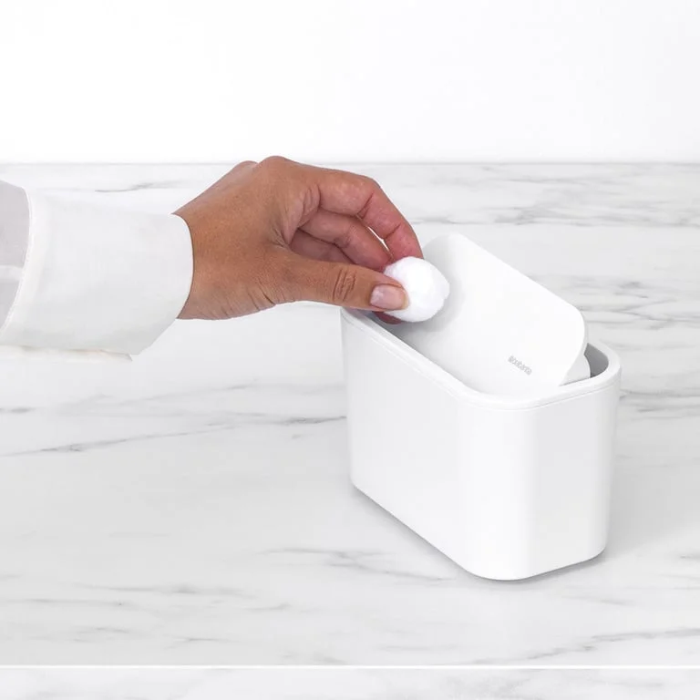 Bathroom Waste Caddy Brabantia MindSet Mineral Fresh White