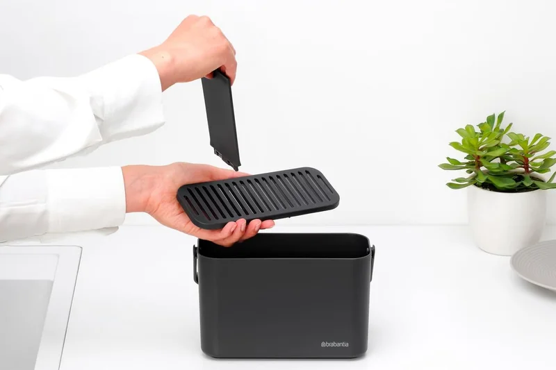 Cutie pentru accesorii  de curățenie Brabantia SinkSide, Dark Grey