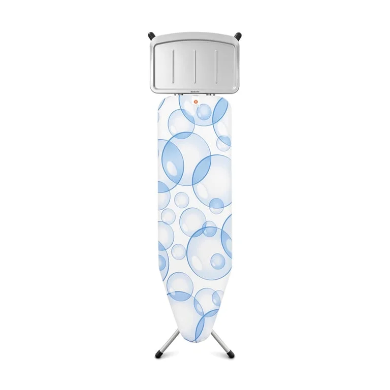 Ironing Board Brabantia B 124x38cm,  PerfectFlow, Bubbles, Steam stand