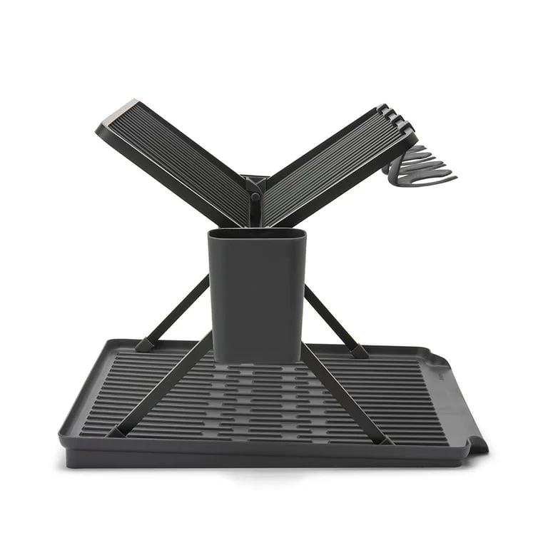 Foldable Dish Rack Brabantia, Dark Grey, Large