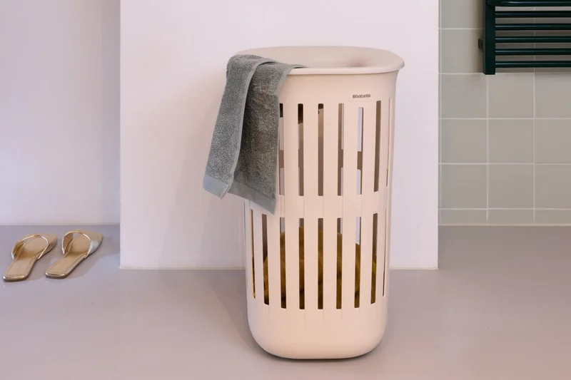 Set 2 coșuri de rufe Brabantia Collect-It, 55L, Soft Beige