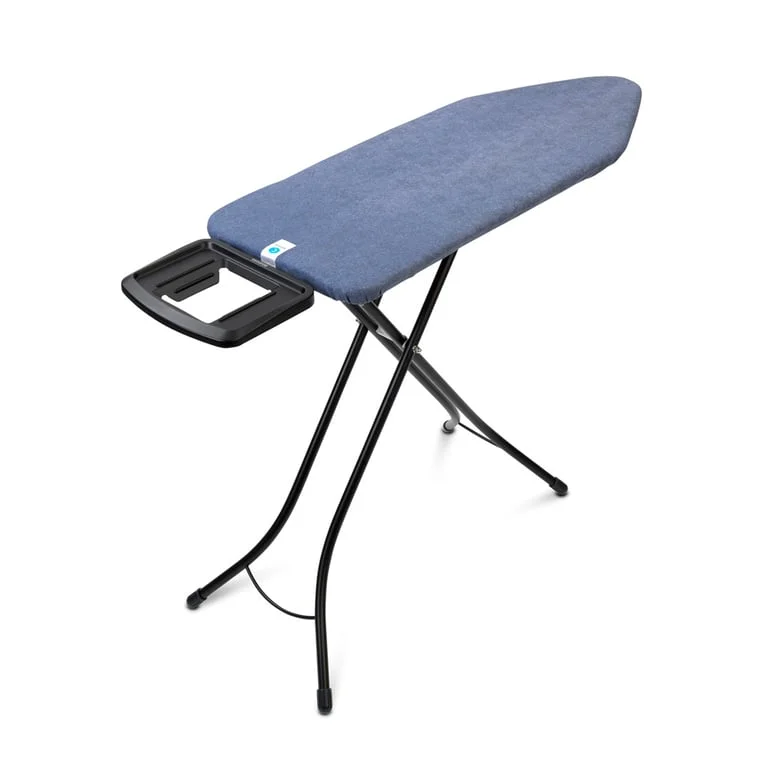 Masă de călcat Brabantia C 124x45cm cu suport solid pentru fier de călcat, Denim Blue