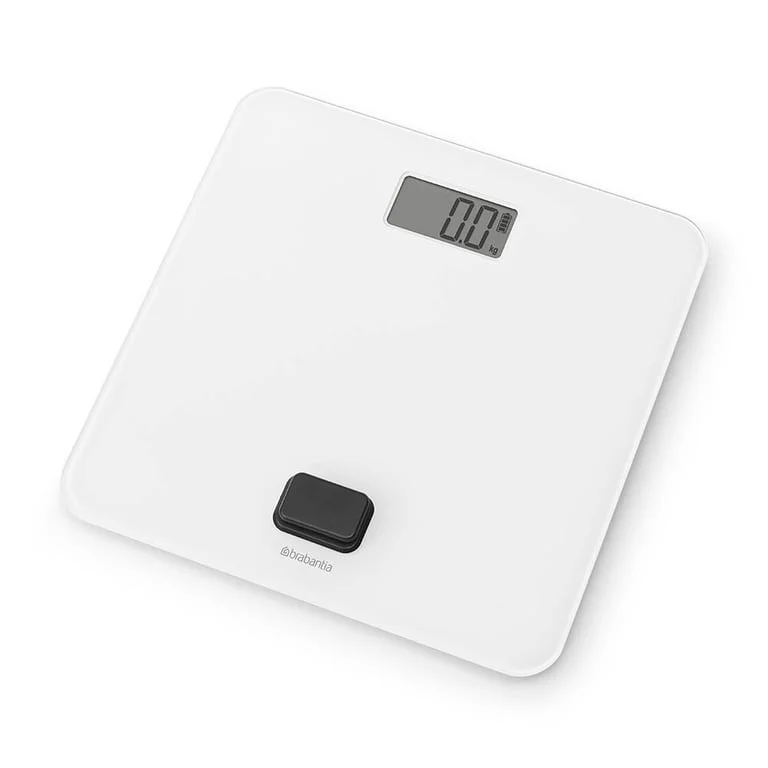 Bathroom Scale Brabantia, Battery Free, White