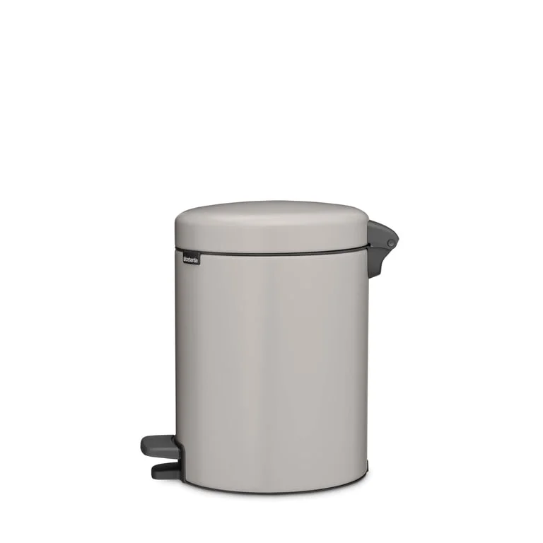 Coș de gunoi cu pedală Brabantia NewIcon 5L, Soft Grey