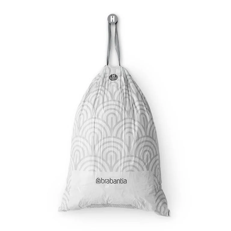 PerfectFit Bags Brabantia Size H, 50-60L, 30 pcs, White N