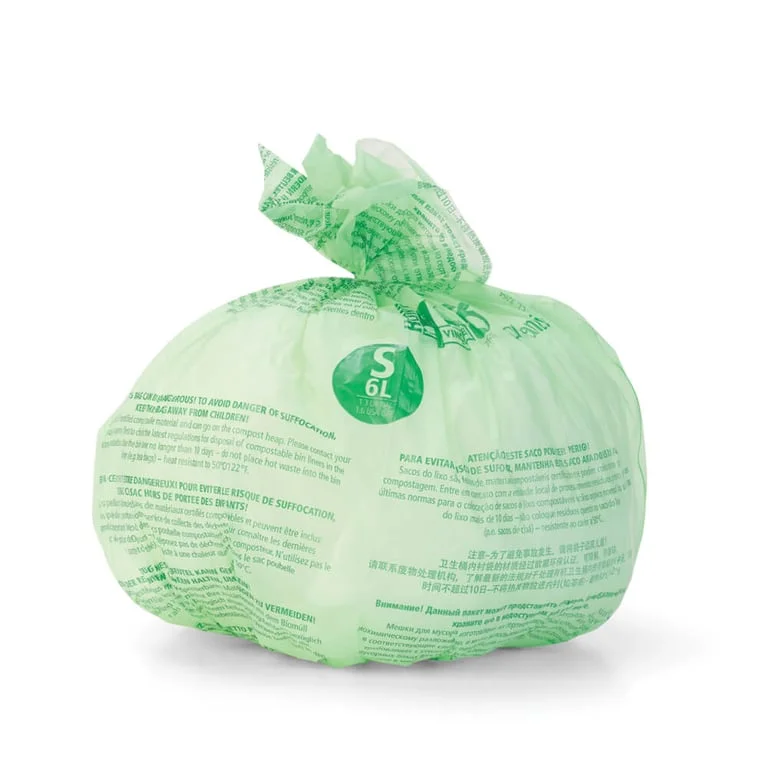 PerfectFit Bags for Sort&Go Bin, Brabantia, Size S, 6L, 10 pcs, Green