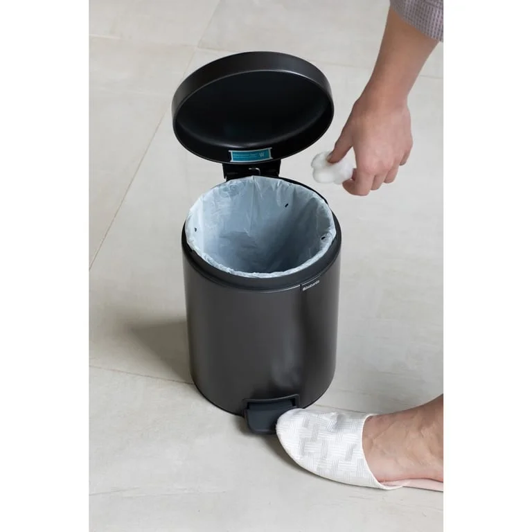 Pedal Waste Bin Brabantia NewIcon 5L, Confident Grey