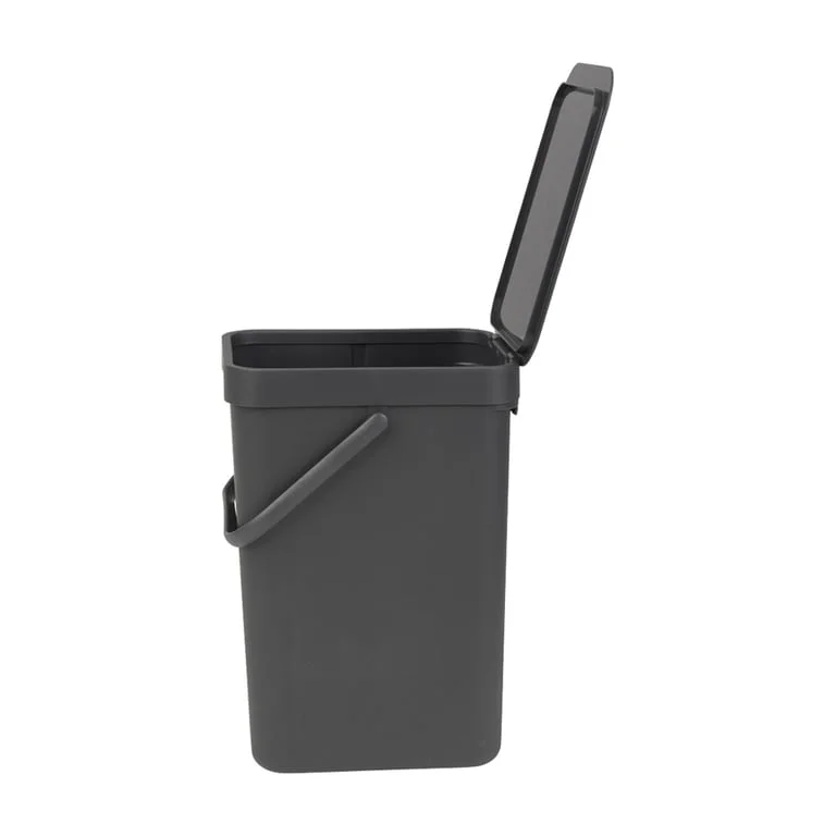 Coș de colectare selectivă Brabantia Sort&Go 12L, Dark Grey