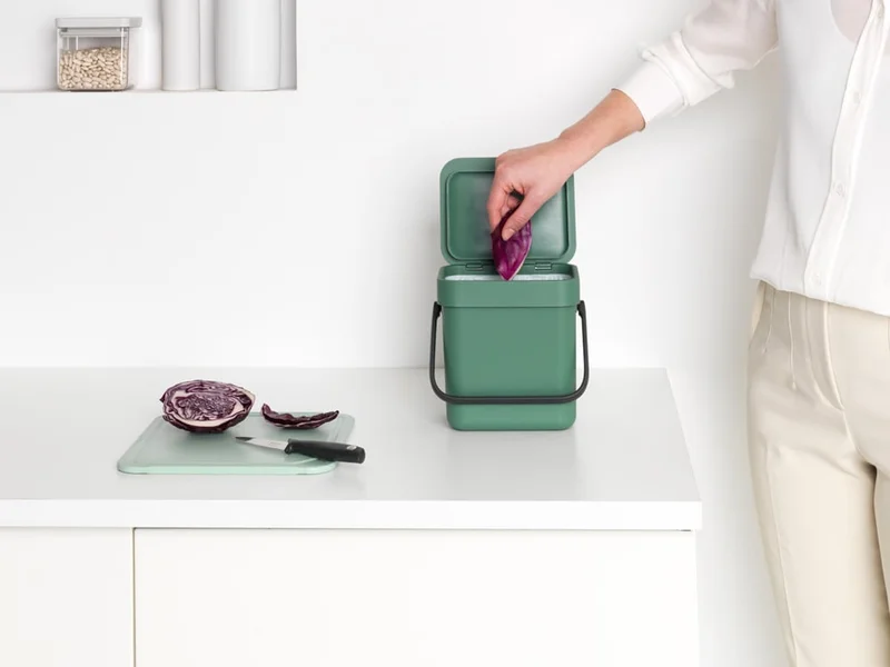Coș de colectare separată Brabantia Sort&Go 3L, Fir Green