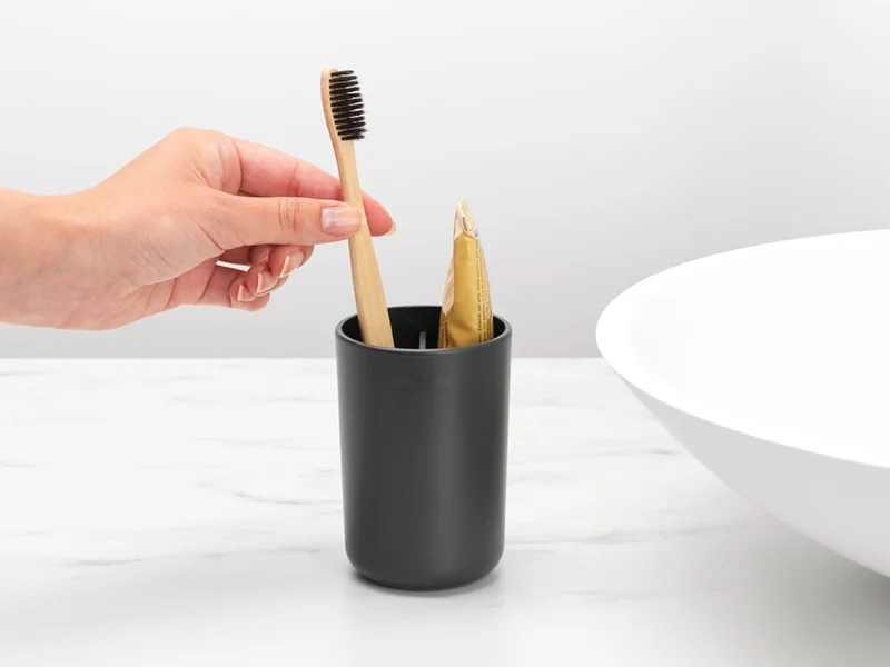 Toothbrush Holder Brabantia, Dark Grey