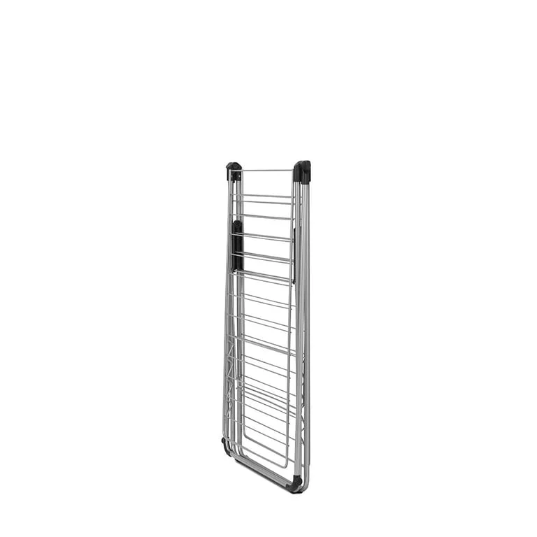 Uscător de rufe Brabantia Hangon, 25m, tijă suplimentară, Metallic Grey