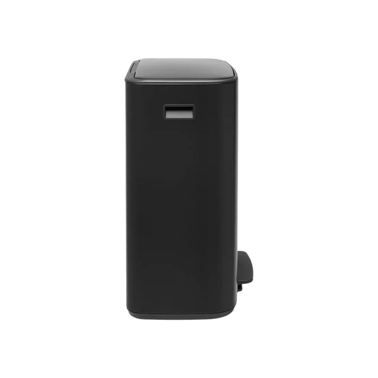 Waste Bin Brabantia Bo Pedal 2x30L, Matt Black